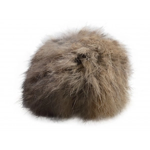 Pompon Quaste Kaninchenhaar Hellbraun 100 mm