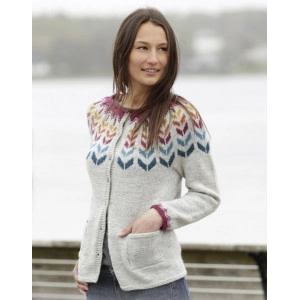 Joyride Cardigan by DROPS Design - Strickmuster mit Kit Strickjacke mi - X-Large