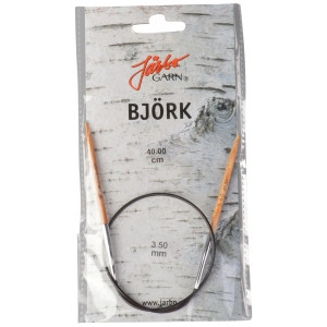 Järbo Björk Rundstricknadel Birke 40cm 3,50mm / 15.7in US4