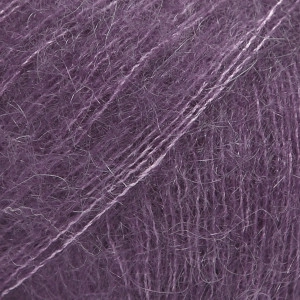 Drops Kid-Silk Garn Unicolor 16 Dunklellila