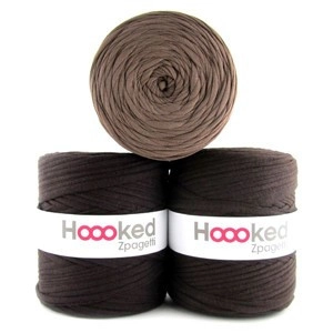 Hoooked Zpagetti T-Shirt Garn Unicolor 14 Braunton 1 Stk