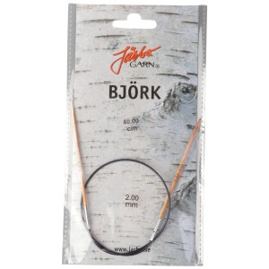 Järbo Björk Rundstricknadel Birke 40cm 2,00mm / 15.7in US0