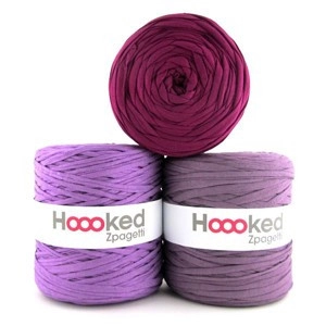 Hoooked Zpagetti T-Shirt Garn Unicolor 8 Lilaton 1 Stk