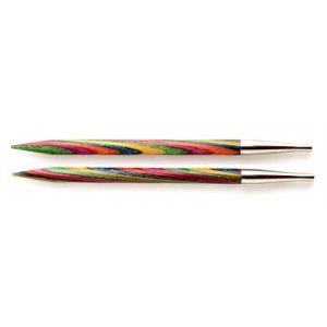 KnitPro Symfonie kurze austauschbare Rundstricknadeln Birke 9cm 6.00mm