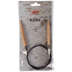 Järbo Björk Rundstricknadel Birke 80cm 9,00mm / 31.5in US13