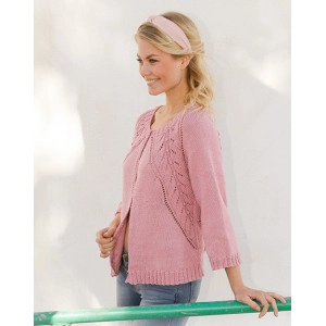 Sweet Heather Jacket by DROPS Design - Strickmuster mit Kit Jacke Größ - Small