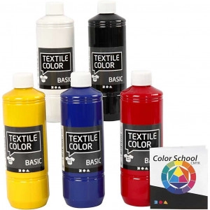 Textile Color, Farbenmix, 5x500 ml
