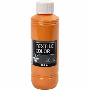 Stoffmalfarbe, Deckend, Orange, 250ml/ 1 Fl.