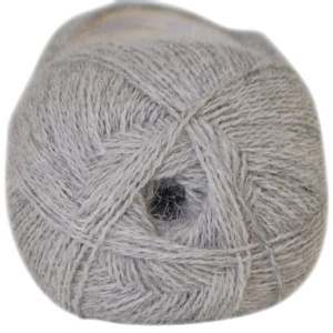 Hjertegarn Alpaca 400 Garn Farbe 434 Hellgrau
