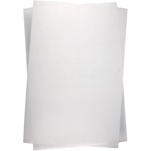 Plastikschrumpfplatten, Blatt 20x30 cm, Dicke 0,3 mm, Matt transparent
