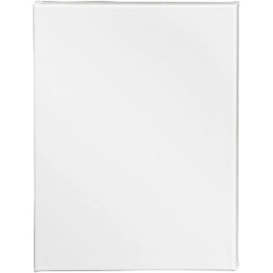 Leinwand, T 1.6 cm, Größe 30x40 cm, 360 g, Weiß, 10 Stk/ 1 Pck