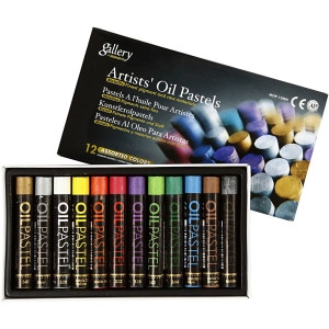 Gallery Ölkreiden, L 7 cm, Dicke 11 mm, Metallic-Farben, 12Stk/ 1 Pck