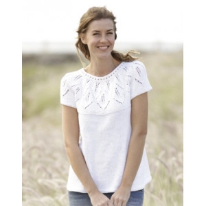 Summer Leaves Top by DROPS Design - Strickmuster mit Kit Top Größen S - XX-Large