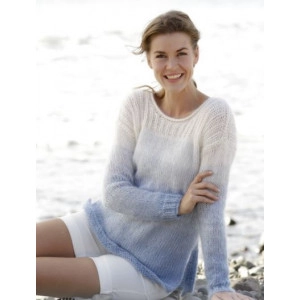 Sailing by DROPS Design - Strickmuster mit Kit Pullover mit Rippchen u - Small