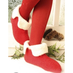 Santa Toe by DROPS Design - Muster mit Kit gefilzte Slipper Größen 21/ - 21/23