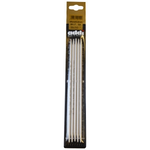 Addi Aluminium Strumpfstricknadeln 20 cm 5,00 mm / 7.9in US8