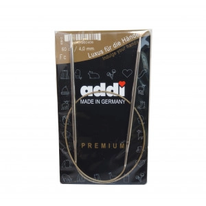 Addi Turbo Rundstricknadeln Messing 60cm 4,00mm / 23.6in US6