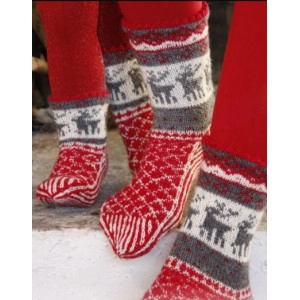 Christmas Stampede by DROPS Design - Strickmuster mit Kit Weihnachts-S - 29/31