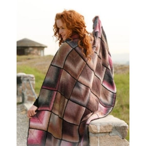 Kaleidoscope by DROPS Design - Strickmuster mit Kit Decke 135x85cm - 135 x 85 cm