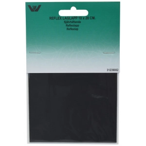 Selbstklebende Ausbesserungs-Patches Reflex Schwarz 10x20cm - 1 Stk