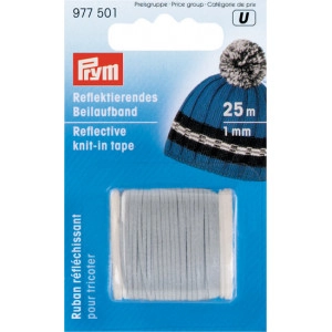 Prym Reflektierendes Garn / Reflektierender Faden 1mm 25m