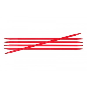 KnitPro Trendz Strumpfstricknadeln Acryl 15cm 3,50mm / 5.9in US4 Red
