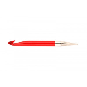 KnitPro Trendz Auswechselbare Häkelnadeln Acryl 12.00mm Rot für tunesi