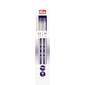 Prym Ergonomics Sockennadeln Kunststoff 20cm 3,50mm / 7.9in US4