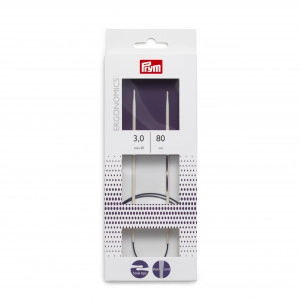 Prym Ergonomics Rundstricknadeln Kunststoff 80cm 3,00mm / 31.5in US2½