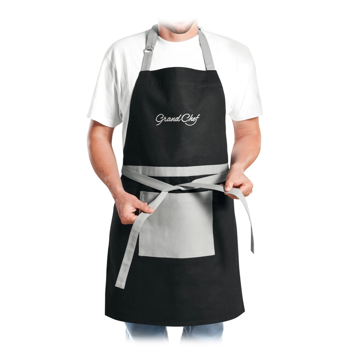 Küchenschürze GrandCHEF, schwarz