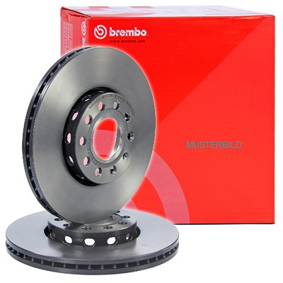 BREMBO Bremsscheibe 09.9145.11 Bremsscheiben,Scheibenbremsen VW,AUDI,SKODA,Golf V Schrägheck (1K1),TOURAN (1T1, 1T2),GOLF VI (5K1)