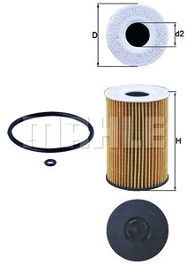 MAHLE ORIGINAL Ölfilter OX 787D Motorölfilter,Filter für Öl VW,AUDI,SKODA,Golf VII Schrägheck (5G1, BQ1, BE1, BE2),TIGUAN (5N_)