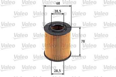 VALEO Ölfilter 586528 Motorölfilter,Filter für Öl BMW,OPEL,LAND ROVER,3 Limousine (E46),5 Limousine (E39),3 Touring (E46),5 Touring (E39),X5 (E53)