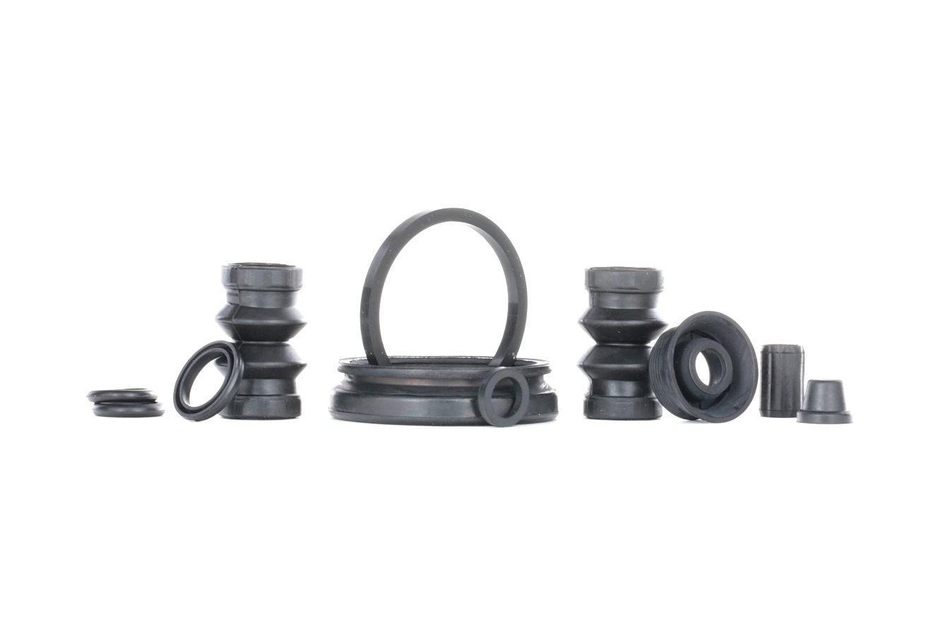 RIDEX Bremssattel Reparatursatz 405R0027 Reparatursatz, Bremssattel VW,AUDI,MERCEDES-BENZ,Golf IV Schrägheck (1J1),Golf V Schrägheck (1K1),POLO (9N_)