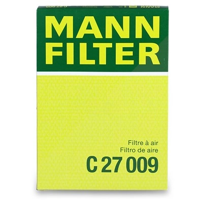 MANN-FILTER Luftfilter C 27 009 Motorluftfilter,Filter für Luft VW,AUDI,SKODA,Golf VII Schrägheck (5G1, BQ1, BE1, BE2),Polo Schrägheck (6R1, 6C1)