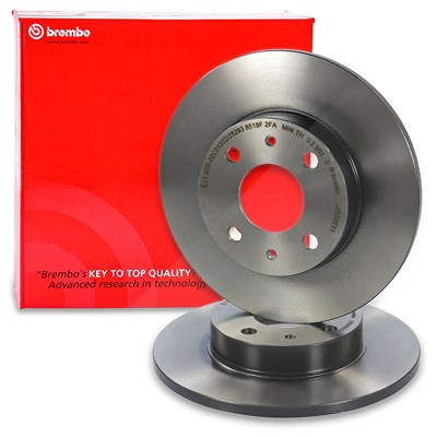 BREMBO Bremsscheibe 08.5085.11 Bremsscheiben,Scheibenbremsen FORD,FIAT,ALFA ROMEO,KA (RU8),PANDA (169),500 (312),PUNTO (188),500 C (312)