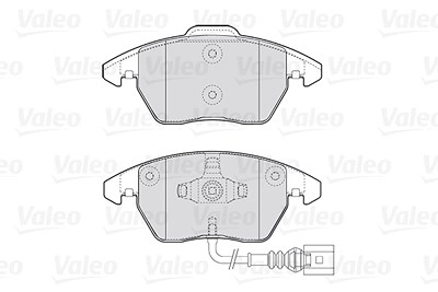 VALEO Bremsbelagsatz 301635 Bremsbeläge,Bremsklötze VW,AUDI,SKODA,Golf IV Schrägheck (1J1),Golf V Schrägheck (1K1),POLO (9N_),TOURAN (1T1, 1T2)