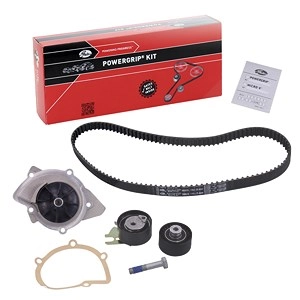 GATES Wasserpumpe + Zahnriemensatz KP15606XS Wasserpumpe + Zahnriemenkit FORD,FIAT,PEUGEOT,Focus II Schrägheck (DA_, HCP, DP),MONDEO IV Turnier (BA7)