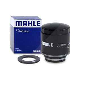 MAHLE ORIGINAL Ölfilter OC 593/3 Motorölfilter,Filter für Öl VW,AUDI,SKODA,TOURAN (1T1, 1T2),Passat Variant (3C5),GOLF VI (5K1)