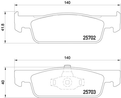 BREMBO Bremsbelagsatz P 68 059 Bremsbeläge,Bremsklötze RENAULT,DACIA,SMART,Clio IV Schrägheck (BH_),Twingo III Schrägheck (BCM_)