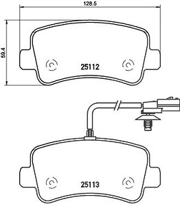 BREMBO Bremsbelagsatz P 68 063 Bremsbeläge,Bremsklötze OPEL,RENAULT,NISSAN,Movano B Kastenwagen (X62),Movano B Bus (X62)