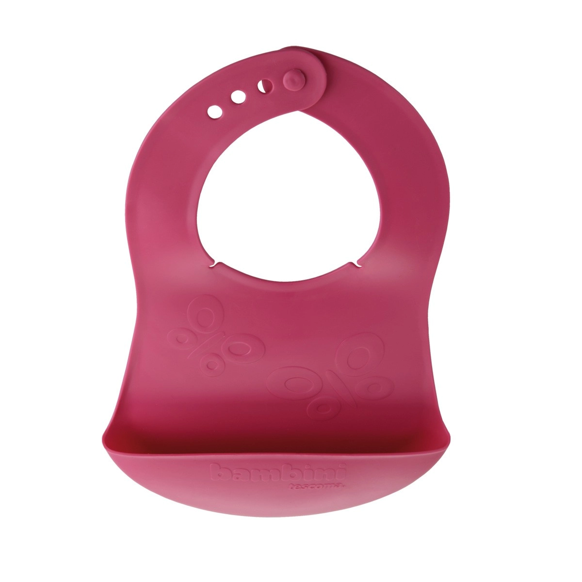 Lätzchen mit Krümeltasche BAMBINI, Schmetterlinge, rosa