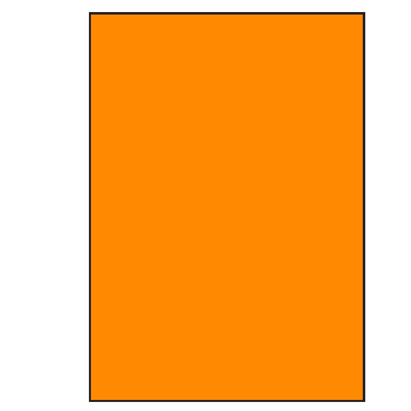 Orange A4-Etiketten 210 x 297 mm 100 Blatt Sorex