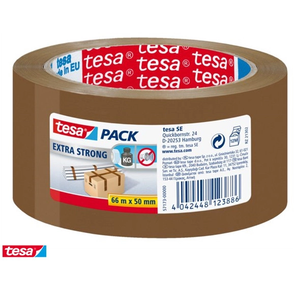 Tesa Extra Strong PVC-Klebeband braun (1 Rolle)