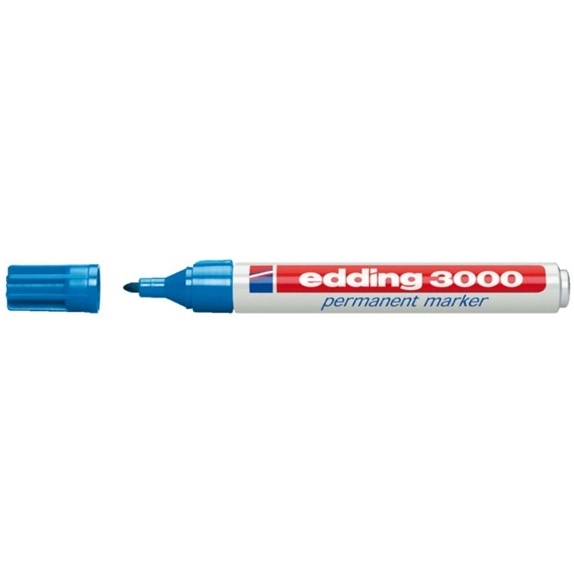 Edding 3000 Permanentmarker 1,5-3mm rund hellblau