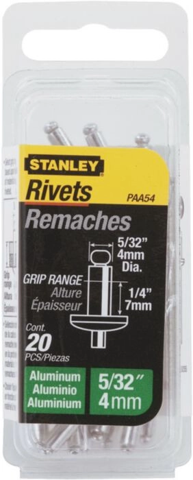 Stanley Blindnieten 4x7mm (20 Stück)