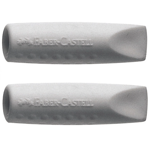 Radierkappe Faber-Castell Grip 2001 grau (2 Stück)