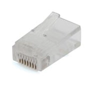 RJ45 (8P8C) Stecker, 25 Stück im Blister