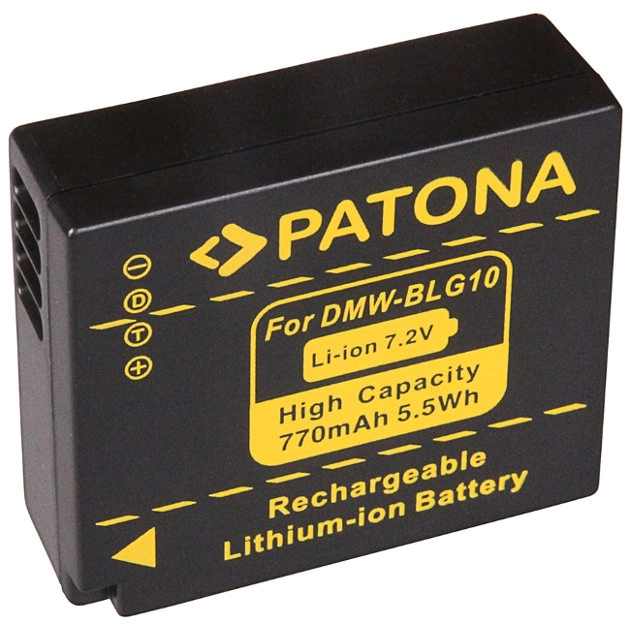 Panasonic DMW-BLG10(E) / CS-BLG10MC Akku (Patona)