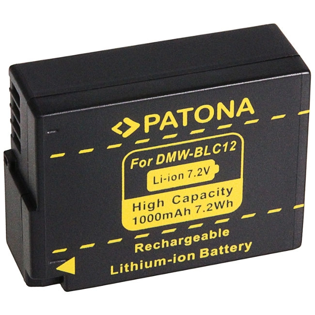 Panasonic DMW-BLC12(E) / Leica BP-DC12 Akku (Patona)